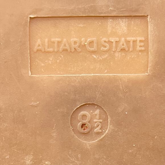 Altar'd State Shoes Womens Size 8.5 M White Platform Running Comfort Sneakers - Picture 9 of 9